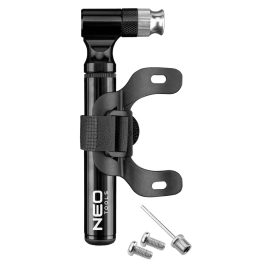   NEO TOOLS Kerékpár pumpa, mini, vázra, kulacstartóra szerelhető 91-015