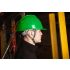 NEO TOOLS Védősisak állszíjjal, zöld 97-223