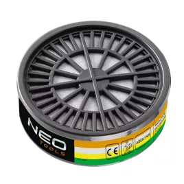   NEO TOOLS Szűrő, ABEK1 NR, szerves, nem szerves, sav- és ammónia gázok ellen, 97-350-hez, CE 97-362