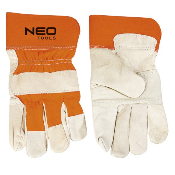 NEO TOOLS Munkakesztyű, marha színbőr, 3123X, 10,5" 97-602