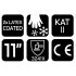 NEO TOOLS Munkakesztyű, AquaWinter, hőszigetelt, vízálló, dupla latex bevonatú poliészter, 11 97-614-11