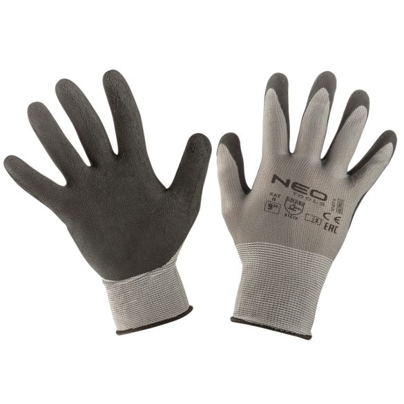 NEO TOOLS Munkakesztyű, latexbevonatú nylon, 3141X, 9" 97-617-9