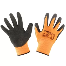   NEO TOOLS Munkakesztyű, latexbevonatú poliészter, 3131X, 9" 97-641-9