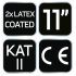 NEO TOOLS Munkakesztyű, latex bevonatú poliészter (2 rétegű), 3141X, 11" 97-643-11
