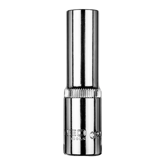 NEO TOOLS Dugókulcs 10mm, 3/8", hosszú hatlapú 25 év garanciával 08-185
