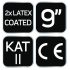 NEO TOOLS Munkakesztyű, latexbevonatú poliészter(2 rétegű), 3141X, 9" 97-643-9