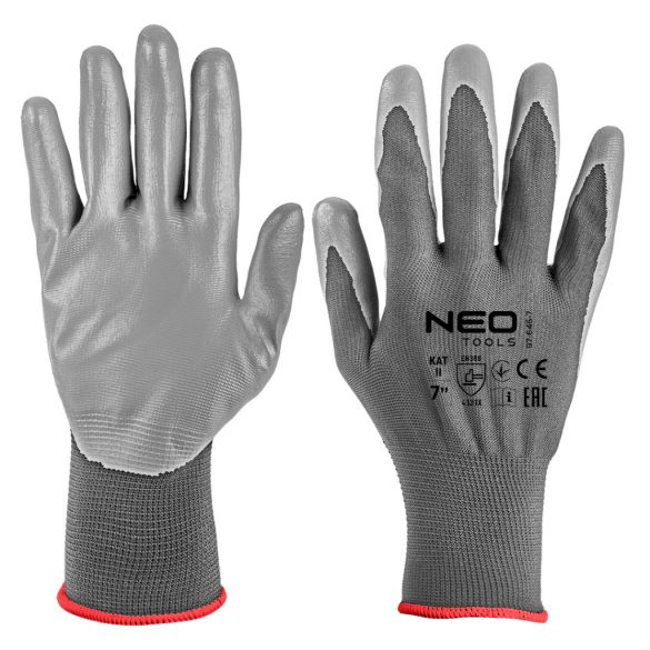 NEO TOOLS Munkakesztyű, poliuretán bevonatú poliészter, 4131X, 7, Rendelési egység: 12db 97-646-7