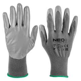   NEO TOOLS Munkakesztyű, poliuretán bevonatú poliészter, 4131X, 8, Rendelési egység: 12db 97-646-8