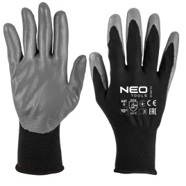   NEO TOOLS Munkakesztyű, nitril bevonatú poliészter, 4131X, 11, Rendelési egység: 12db 97-647-11