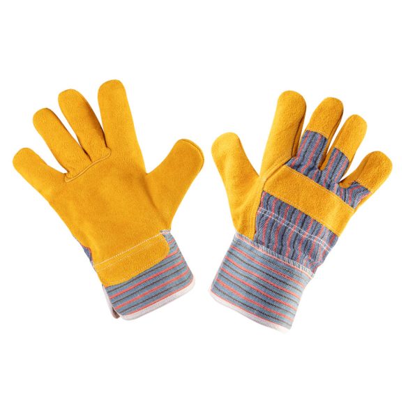 NEO TOOLS Munkakesztyű, sárga hasított marhabőr, 4243X, 10,5" 97-650