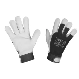   NEO TOOLS MUNKAKESZTYŰ, 2122X, KECSKE BŐR, TÉPŐZÁRAS 11", CE 97-655-11