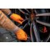 NEO TOOLS Munkakesztyű, perforált nitril, narancssárga, 50db, M 97-690-M