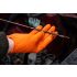 NEO TOOLS Munkakesztyű, perforált nitril, narancssárga, 50db, M 97-690-M