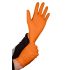 NEO TOOLS Munkakesztyű, perforált nitril, narancssárga, 50db, M 97-690-M