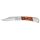 TOPEX Kés, Összecsukható kés retesszel, 7, 5cm penge, fa markolat 98Z017