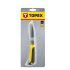 TOPEX Kés, univerzális, 120MM penge, műanyag tokkal 98Z103