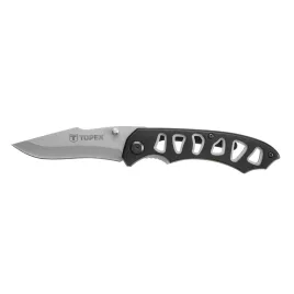   TOPEX Kés, összecsukható kés retesszel, 8cm penge, összecsukott 113mm 98Z107