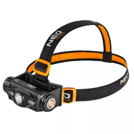   NEO TOOLS Fejlámpa + zseblámpa 2az1-ben, tölthető USB 1000lum, CREE LED, 10W 99-028