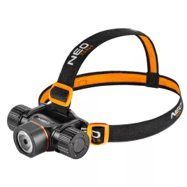   NEO TOOLS Fejlámpa + zseblámpa 2az1-ben, tölthető, USB 2000lum CREExHP50.2 LED, 20W 99-029