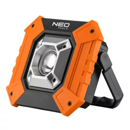   NEO TOOLS Reflektor, talpas, elemes 3xAA, COB LED 750lum, powerbank funkció, 10W 99-038