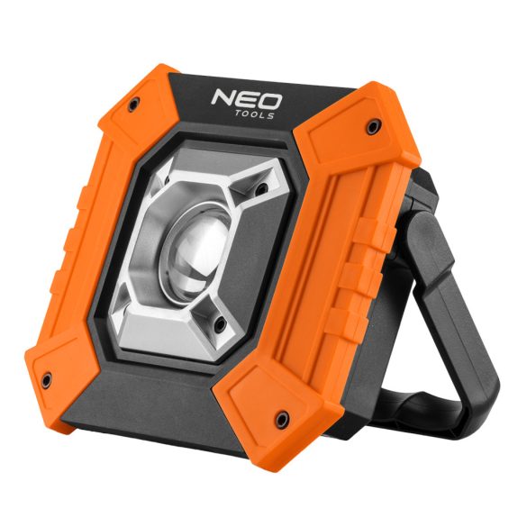 NEO TOOLS Reflektor, talpas, elemes 3xAA, COB LED 750lum, powerbank funkció, 10W 99-038