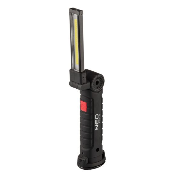 NEO TOOLS Akkus műhely-vizsgálólámpa, tölthető, 200lum COB LED, 3W 99-041
