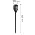 NEO TOOLS Kerti napelemes állólámpa, SMD LED, Láng effektus, 1W, 35 lumen 99-057