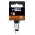 NEO TOOLS Dugókulcs 4mm, 1/4", 6 pontos, SUPERLOCK 25 év garanciával 08-220