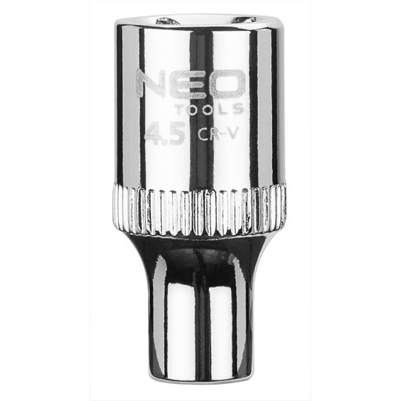 NEO TOOLS Dugókulcs 4.5mm, 1/4", 6 pontos, SUPERLOCK 25 év garanciával 08-221