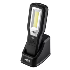   NEO TOOLS Akkus műhely-vizsgálólámpa, tölthető, 550lum COB LED, 10W 99-071