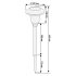NEO TOOLS Kültéri napelemes állólámpa, SMD LED 10 lum, 120x430mm 99-084