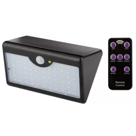   NEO TOOLS Napelemes fali reflektor távirányítóval, mozgásérzékelő, SMD LED 900 lum 99-091