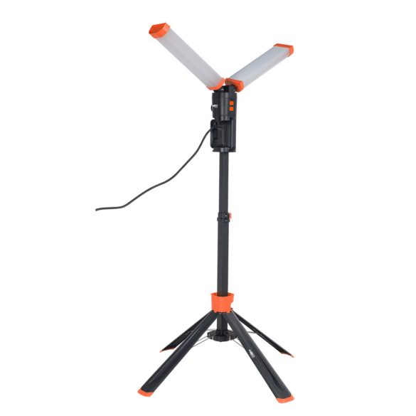NEO TOOLS Állványos reflektor, 2x4300 lum LED fényforrás, 360fokban elforgatható 2 év garanciával 99-099