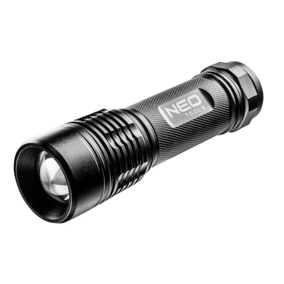NEO TOOLS Alumínium zseblámpa 200 lum, fókuszálható, IPX7, 3xAAA 99-101