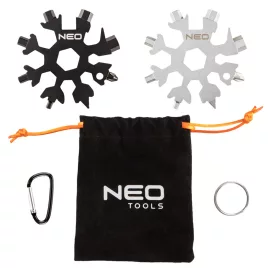   NEO TOOLS Multifunkciós szerszám hópehely 19az1-ben, 2db GD015
