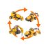 NEO TOOLS Játék munkagép, 4az1ben, szerelőkészlettel GD041
