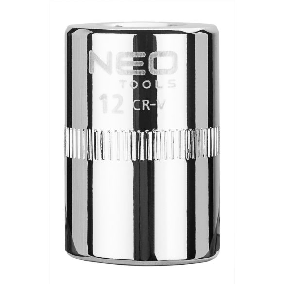 NEO TOOLS Dugókulcs 12mm, 1/4", 6 pontos, SUPERLOCK 25 év garanciával 08-230
