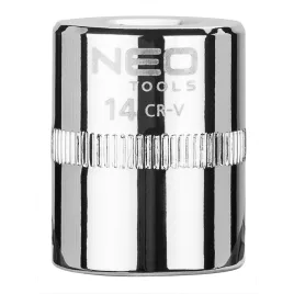   NEO TOOLS Dugókulcs 14mm, 1/4", 6 pontos, SUPERLOCK 25 év garanciával 08-232