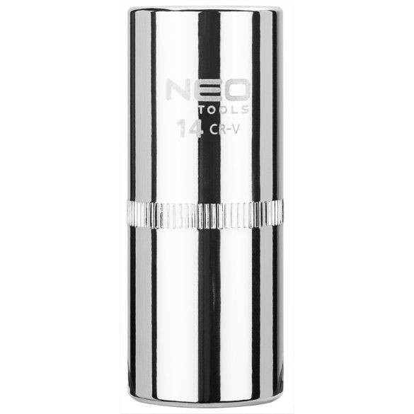 NEO TOOLS Dugókulcs 14mm, 1/4", hosszú, 6 pontos, SUPERLOCK 25 év garanciával 08-247