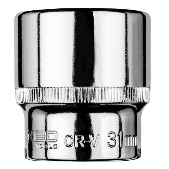 NEO TOOLS Dugókulcs 31mm, 1/2", hatlapú 25 év garanciával 08-431