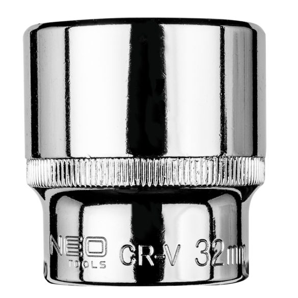 NEO TOOLS Dugókulcs 32mm, 1/2", hatlapú 25 év garanciával 08-432