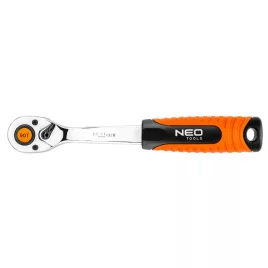   NEO TOOLS Racsnis kulcs 1/4", 90 fog 25 év garanciával 08-530