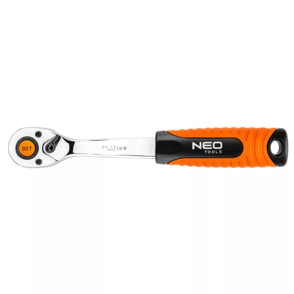 NEO TOOLS Racsnis kulcs 1/4", 90 fog 25 év garanciával 08-530