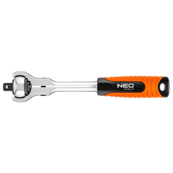 NEO TOOLS Racsnis kulcs 1/2", forgófejes 360°, 72 fog 25 év garanciával 08-546