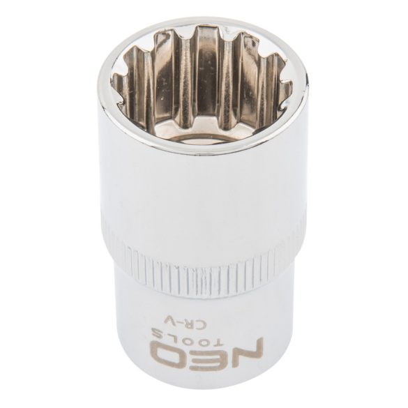 NEO TOOLS Dugókulcs 9mm, 1/2", SPLINE 25 év garanciával 08-581