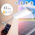 Novion 70-es LED-es napelemes fali utcalámpa 5 világítási móddal, mozgásérzékelővel