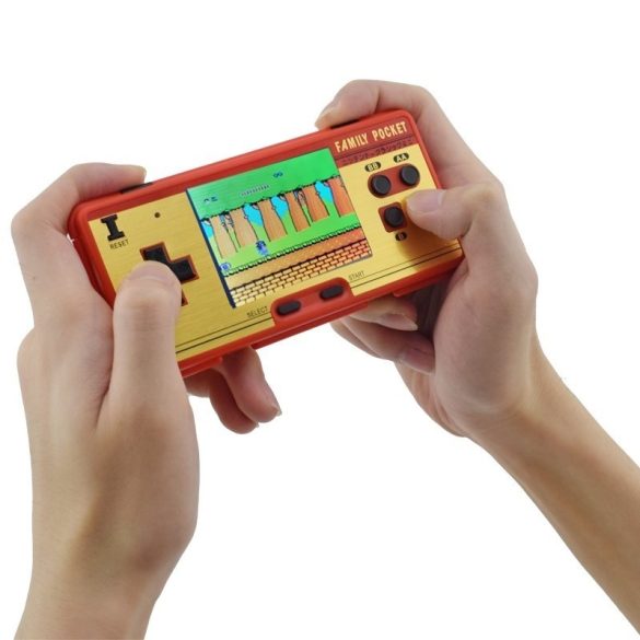 Retro hordozható konzol 168 játékkal