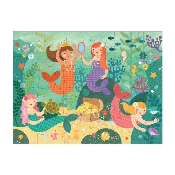 Petit Collage organikus nagy méretű padló puzzle