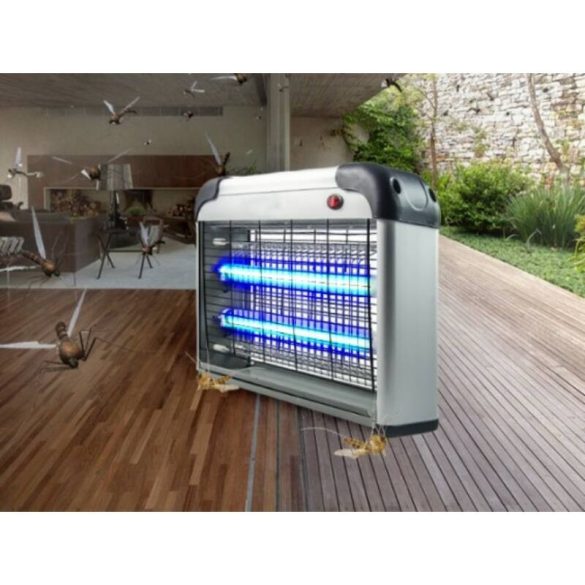 Kill Pest elektromos rovarcsapda 2db UV csővel - alumínium házzal 20W