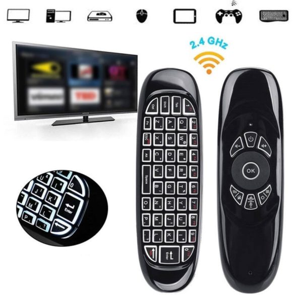 Air Mouse univerzális vezeték nélküli egér és billentyűzet távirányító